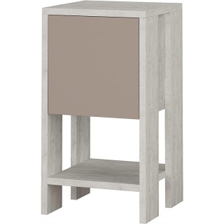 Shally Dogan Κομοδίνο Ντουλάπι με 2 Ράφια και Πόρτα Ανακλινόμενη Τα...