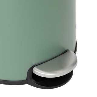 Ατσάλινος Κάδος Απορριμμάτων με Πεντάλ 30L 37,7 x 29,2 x 59,5 cm Πρ...