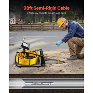 VEVOR Κάμερα Αποχέτευσης 30μ 4.3 με 6 LED & 16GB Κάρτα JLKXSGDNKJ... VEVOR Κάμερα Αποχέτευσης 30μ 4.3 με 6 LED & 16GB Κάρτα JLKXSGDNKJ...