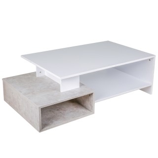 BAKAJI  Ορθογώνιο Τραπέζι Καθιστικού Μοντέρνου Σχεδιασμού Ξύλο MDF ...