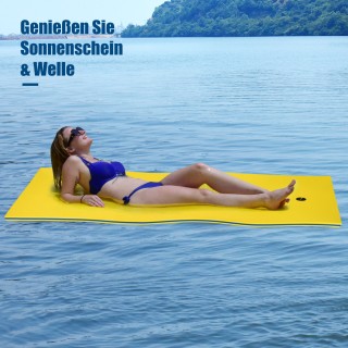 Costway Πλωτό Στρώμα Νερού από Ανθεκτικό Αφρό XPE για Απόλυτη Χαλά... Costway Πλωτό Στρώμα Νερού από Ανθεκτικό Αφρό XPE για Απόλυτη Χαλά...