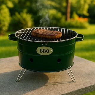 Galileo Επιτραπέζια ψησταριά από ανθρακοχάλυβα με λαβές 42x35x27cm ...