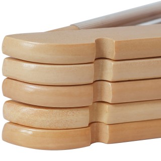 BAKAJI Σετ 20 Ξύλινες Κρεμάστρες Φυσικού Χρώματος με Μπάρα για Παν... BAKAJI Σετ 20 Ξύλινες Κρεμάστρες Φυσικού Χρώματος με Μπάρα για Παν...