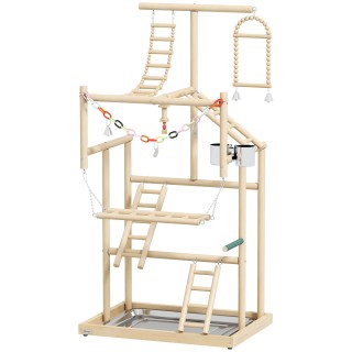 PawHut Ορθοστάτης για Παπαγάλους με Παιχνίδια, Σκάλες, Αλυσίδες, Μπ... PawHut Ορθοστάτης για Παπαγάλους με Παιχνίδια, Σκάλες, Αλυσίδες, Μπ...