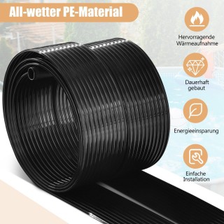 Costway  Ηλιακός Θερμαντήρας Πισίνας 2 Τεμαχίων για Όλο το Χρόνο - ...