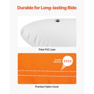 VEVOR Φουσκωτό Τούμπα Θαλάσσης για 1-3 Άτομα - Ρυμουλκούμενο για Σκ...