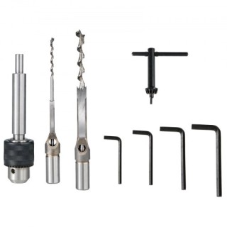 VEVOR Μηχανή Μόρτισης με Κοίλη Σμίλη και Σετ Λεπίδων για Ξυλουργική...