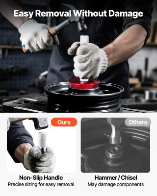 VEVOR Σετ Εργαλείων Πρεσαρίσματος Ρουλεμάν, 43 τμχ, Μεγέθη Δίσκων έ...