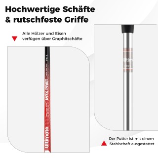 Costway Σετ Γκολφ Γυναικείο 15 Τεμαχίων με Τσάντα & Κάλυμμα - Δεξιό...