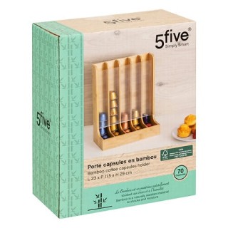 Βάση για Κάψουλες Εspresso - 70 θέσεις | Μπαμπού & Πλαστικό 23 x 11... Βάση για Κάψουλες Εspresso - 70 θέσεις | Μπαμπού & Πλαστικό 23 x 11...