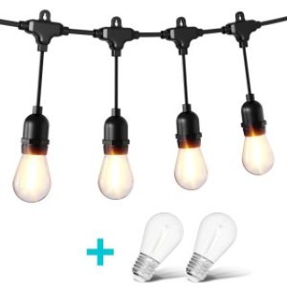 Bauerkraft Διακοσμητική γιρλάντα κήπου με 20 LED, 20μ, φωτάκια εξωτ...