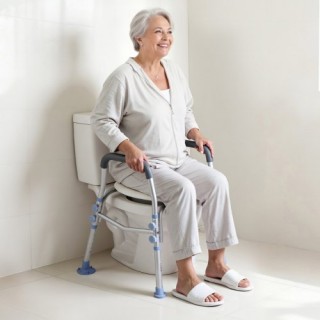 VEVOR Ανυψωμένο Καθιστικό Τουαλέτας με Χερούλια, Ρυθμιζόμενο Ύψος -... VEVOR Ανυψωμένο Καθιστικό Τουαλέτας με Χερούλια, Ρυθμιζόμενο Ύψος -...