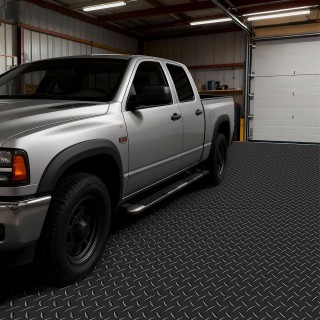 VEVOR Μαύρο Ρολό Δαπέδου Γκαράζ Αντιολισθητικό, Ανθεκτικό, Αδιάβροχ...