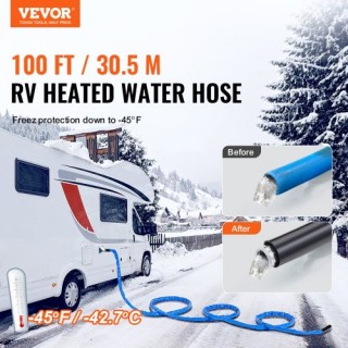 VEVOR 30m Θερμαινόμενος Σωλήνας Νερού για RV -45℉ Αντιψυκτικός Πόσι...