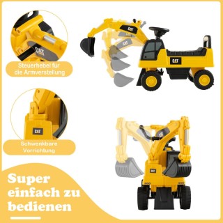 Παιδικό Παιχνίδι Εκσκαφέας 74 x 30 x 54 Κίτρινο TQ10145YW Costway