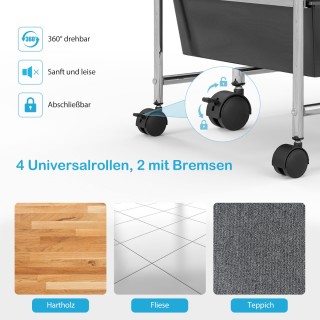 Costway Καρότσι με 15 στοιβαζόμενα συρτάρια, τροχήλατο βοηθητικό κα... Costway Καρότσι με 15 στοιβαζόμενα συρτάρια, τροχήλατο βοηθητικό κα...