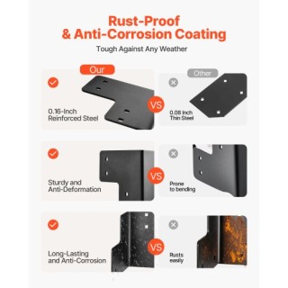 VEVOR Σετ 8 Τεμαχίων Γωνιακών Στηριγμάτων Εργαστηριακού Πάγκου 165m... VEVOR Σετ 8 Τεμαχίων Γωνιακών Στηριγμάτων Εργαστηριακού Πάγκου 165m...