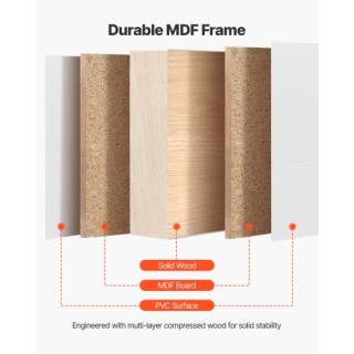 VEVOR Συρόμενες Πόρτες Ντουλάπας Ματ Γυαλί 1219x2032mm YJMSMW48H80I...