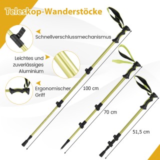 Costway Παιδικά Χιονοπέδιλα με Τηλεσκοπικούς Μπατόν & Τσάντα Μεταφο...