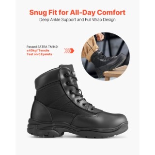 VEVOR Ανδρικές Τακτικές Στρατιωτικές Μπότες, Ελαφριές & Αναπνέουσες...