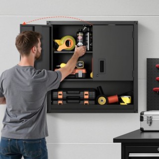 VEVOR Μεταλλικό Ντουλάπι Τοίχου, 76.2x30.5x76.2 εκ., Χάλυβας, με Κλ... VEVOR Μεταλλικό Ντουλάπι Τοίχου, 76.2x30.5x76.2 εκ., Χάλυβας, με Κλ...