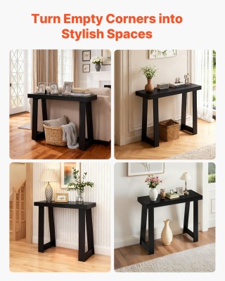 VEVOR Ξύλινη Κονσόλα 91.5 x 30.5 x 81 cm, Μαύρο BSXGZEKXDFDC2HZOH001V0 VEVOR Ξύλινη Κονσόλα 91.5 x 30.5 x 81 cm, Μαύρο BSXGZEKXDFDC2HZOH001V0