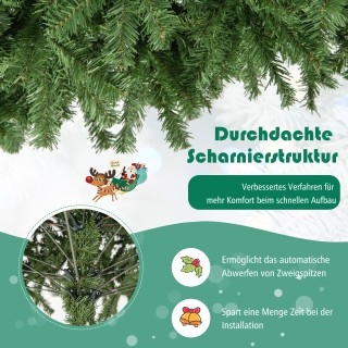 Costway 270cm Τεχνητό Χριστουγεννιάτικο Δέντρο με 2132 PVC Κλαδιά C... Costway 270cm Τεχνητό Χριστουγεννιάτικο Δέντρο με 2132 PVC Κλαδιά C...