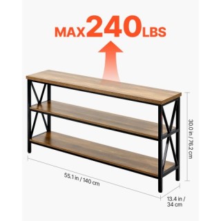 VEVOR Στενό Τραπέζι Καναπέ 55.1 για Είσοδο & Σαλόνι BSXGZDCK5512VD5... VEVOR Στενό Τραπέζι Καναπέ 55.1 για Είσοδο & Σαλόνι BSXGZDCK5512VD5...