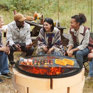 VEVOR Σχάρα Ψησταριάς για Φωτιά, Στρογγυλή Σχάρα 30 Μαύρη YXSKKWCH... VEVOR Σχάρα Ψησταριάς για Φωτιά, Στρογγυλή Σχάρα 30 Μαύρη YXSKKWCH...