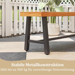 Πάγκος 3 Ατόμων με Μεταλλικό Σκελετό, Χωρητικότητα έως 360 kg 160 ... Πάγκος 3 Ατόμων με Μεταλλικό Σκελετό, Χωρητικότητα έως 360 kg 160 ...