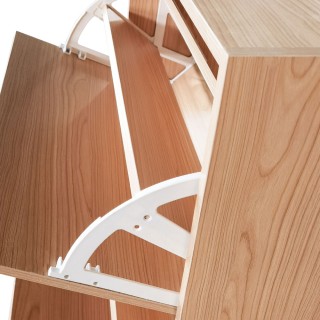 BAKAJI Παπουτσοθήκη 3 Πόρτες Ράφια Διπλού Βάθους Ξύλο 63x24x115 Δρ... BAKAJI Παπουτσοθήκη 3 Πόρτες Ράφια Διπλού Βάθους Ξύλο 63x24x115 Δρ...