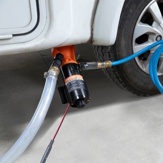 VEVOR Φορητή Αντλία Μακρητήρα  για RV, 12V, 12 GPM, Γρήγορης Απελευ...