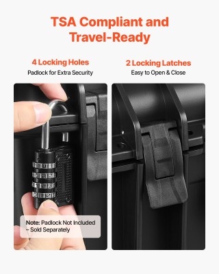 VEVOR Ανθεκτική Σκληρή Θήκη Πιστολιού με XPE Αφρώδες Εσωτερικό, Αδι... VEVOR Ανθεκτική Σκληρή Θήκη Πιστολιού με XPE Αφρώδες Εσωτερικό, Αδι...