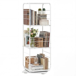 Costway Περιστρεφόμενη Βιβλιοθήκη 4 Επιπέδων 360° με Μεταλλικό Σκελ... Costway Περιστρεφόμενη Βιβλιοθήκη 4 Επιπέδων 360° με Μεταλλικό Σκελ...