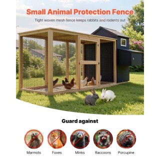 VEVOR Συρμάτινο Πλέγμα 183cm x 15.2m 1/2 in, 19 Gauge, Γαλβανισμένο...