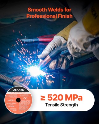 VEVOR Αυτόματη Συγκόλληση Inox, E308LFC-O, 0.8mm, 0.9kg MIGHSYXHSE3...
