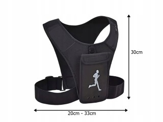 Verk Group Αθλητικό Γιλέκο Τρεξίματος με Ανακλαστήρα και Θήκη Κινητ...