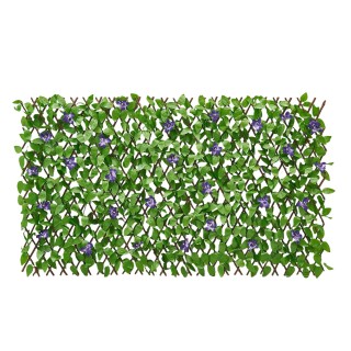 VEVOR Επεκτεινόμενο Φράχτη Απορρήτου με Τεχνητό Κισσό, 64.9 x 310 c...