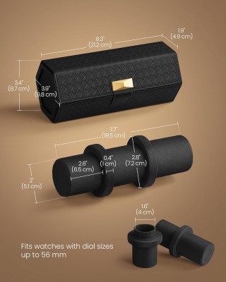 Θήκη Ταξιδιού για 3 Ρολόγια – Εξαγωνικός Σχεδιασμός & Κρυφός Αποθηκ...