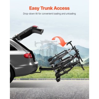 VEVOR Πτυσσόμενη σχάρα ποδηλάτων για 3 ποδήλατα, κατάλληλη για υποδ...