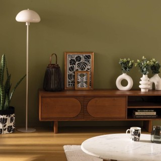 Atmosphera Φωτιστικό Δαπέδου Savio Λευκό Ύψους 140 εκ. 205952 Atmosphera Φωτιστικό Δαπέδου Savio Λευκό Ύψους 140 εκ. 205952