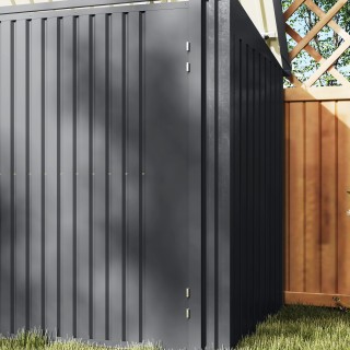 Outsunny Χαλύβδινοι κάδοι για 3 κάδους απορριμμάτων των 240L με 2 ... Outsunny Χαλύβδινοι κάδοι για 3 κάδους απορριμμάτων των 240L με 2 ...