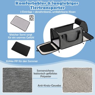 Costway Κινητό Κλουβί Μεταφοράς Κατοικιδίων με Ρόδες και Αποσπώμενη... Costway Κινητό Κλουβί Μεταφοράς Κατοικιδίων με Ρόδες και Αποσπώμενη...