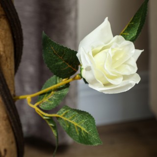 Outsunny Τεχνητό Φυτό Tριαντάφυλλου με 21 Άνθη σε Γλάστρα από Τσιμέ...