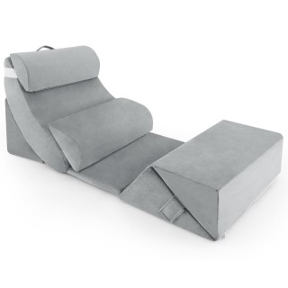 Costway Σετ Ορθοπεδικών Μαξιλαριών Σφήνας 7 Τεμαχίων με Πλενόμενο Κ... Costway Σετ Ορθοπεδικών Μαξιλαριών Σφήνας 7 Τεμαχίων με Πλενόμενο Κ...