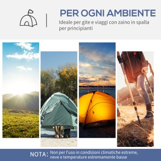 Σκηνή Camping Outsunny 6-8 ατόμων, 4 πόρτες με φερμουάρ, τσάντα και...