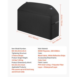 VEVOR Κάλυμμα Ψησταριάς 63 Αδιάβροχο Εξωτερικού Χώρου PJPDSKLZZRQSM... VEVOR Κάλυμμα Ψησταριάς 63 Αδιάβροχο Εξωτερικού Χώρου PJPDSKLZZRQSM...