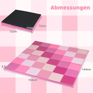 Costway 2-κομμάτια Βρεφικό Πτυσσόμενο Στρώμα Παιχνιδιού με Κλείσιμο... Costway 2-κομμάτια Βρεφικό Πτυσσόμενο Στρώμα Παιχνιδιού με Κλείσιμο...