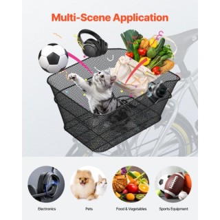 VEVOR Πίσω Καλάθι Ποδηλάτου με Δίχτυ και Αδιάβροχο Κάλυμμα CKHXJSWZ... VEVOR Πίσω Καλάθι Ποδηλάτου με Δίχτυ και Αδιάβροχο Κάλυμμα CKHXJSWZ...