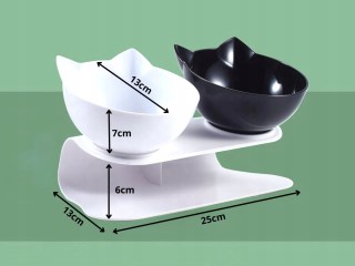 Verk Group Σετ Διπλών Μπολ για Σκύλους & Γάτες – Φαγητό & Νερό 2x40...